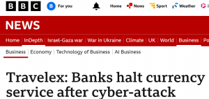 Travelex was hit by a ransomware attack that encrypted it’s systems and disrupted services worldwide. Customers couldn’t access accounts and branches were forced to close. The attack exposed weaknesses in the backup and recovery processes, leaving them unable to restore systems quickly.